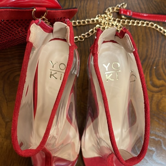 Heeled Ankle boots, and mini purse set - Picture 6 of 9